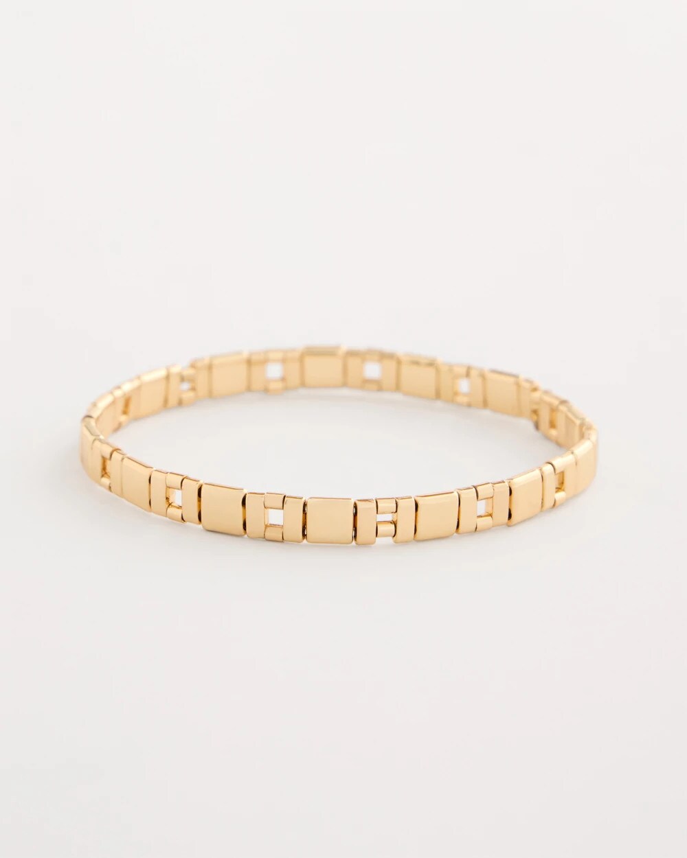 Chico's Glam Slice Stretch Bracelet Gold