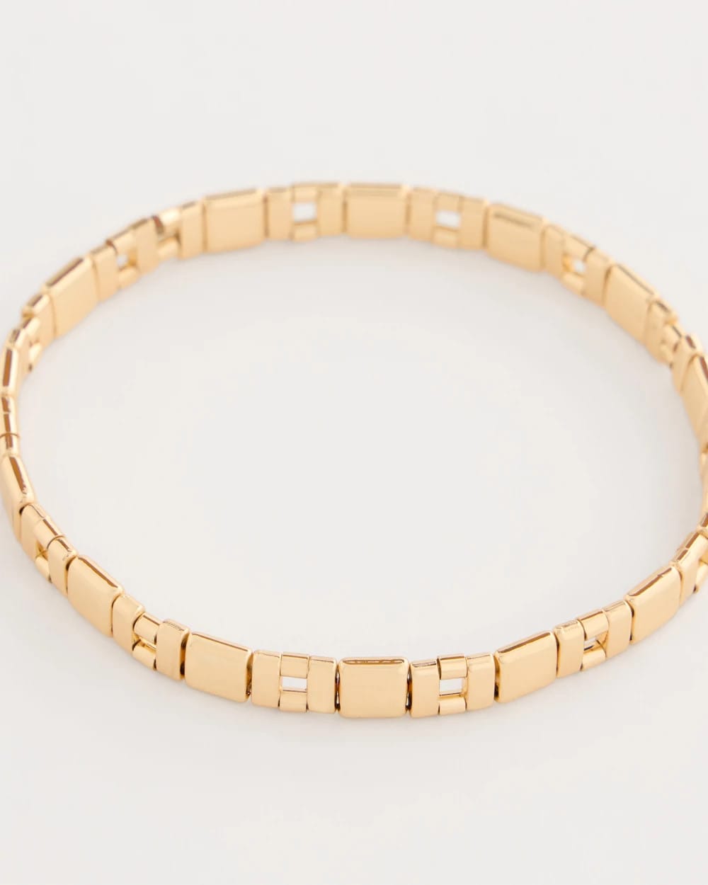 Chico's Glam Slice Stretch Bracelet Gold