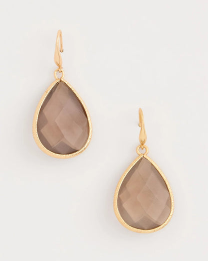 Chico's Neutral Teardrop Earrings Neutral