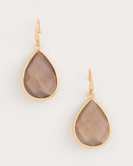 Chico's Neutral Teardrop Earrings Neutral