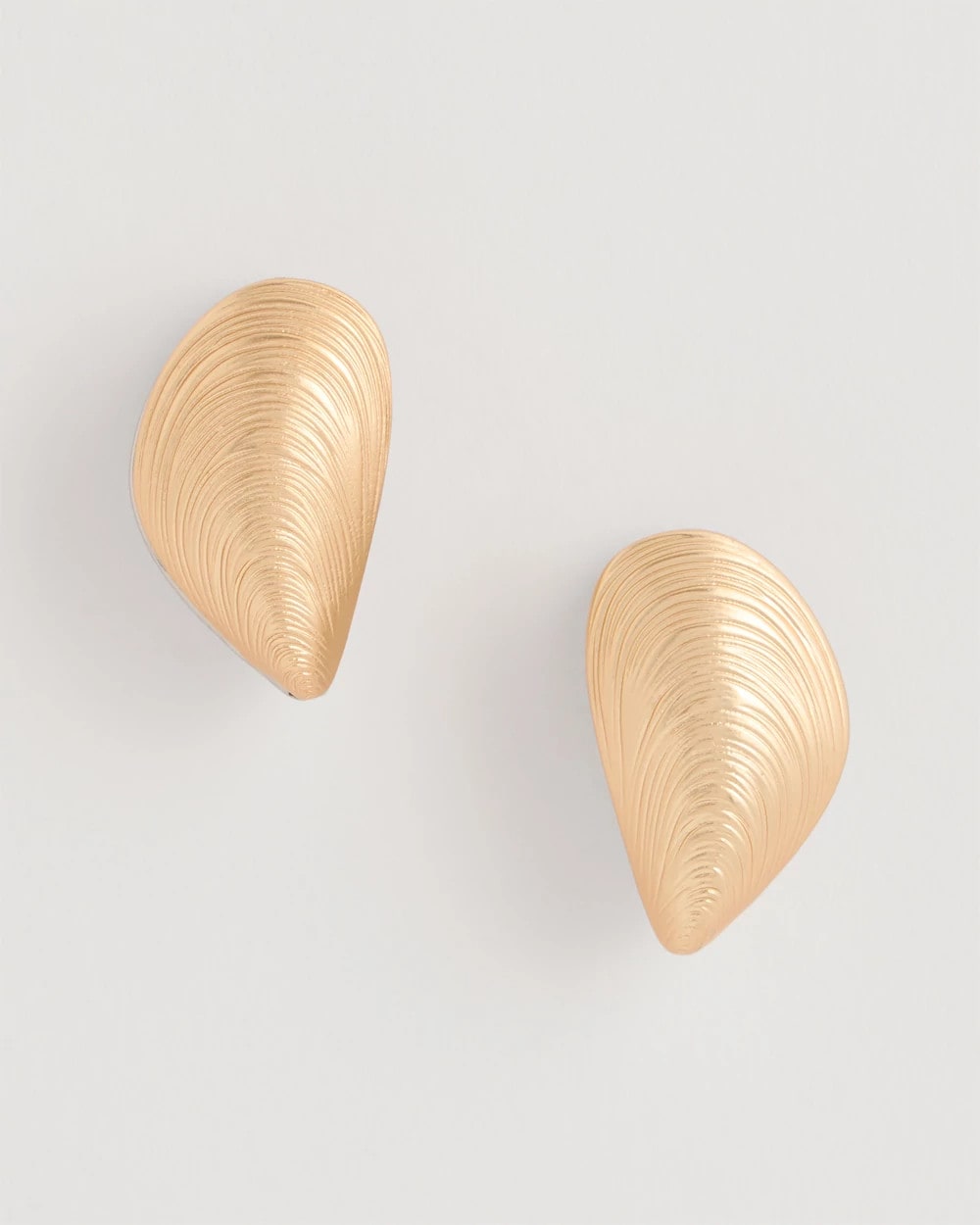 Chico's Mixed Metal Shell Earrings Mixed Metals