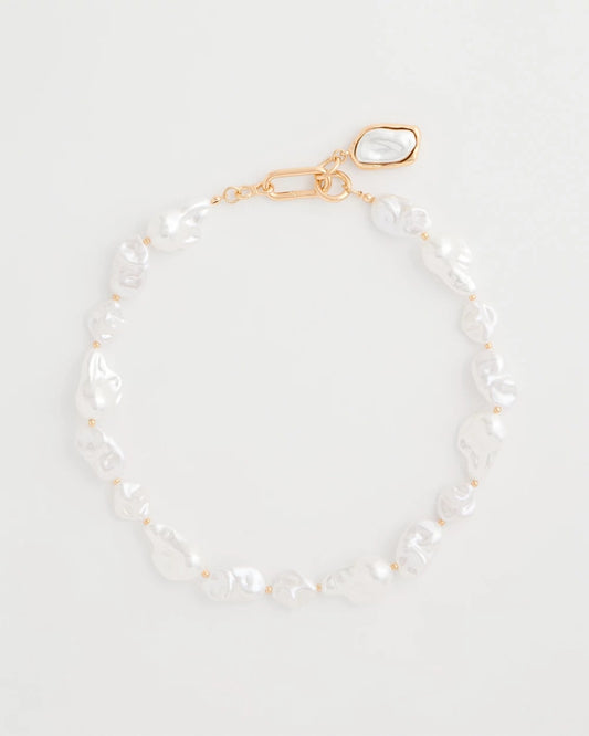 Chico's Siren Faux Pearl Y-Necklace Pearl