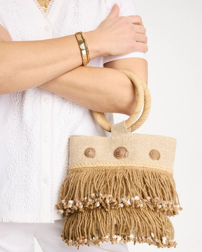 Chico's Chico's Originals Bamboo Bucket Bag Natural