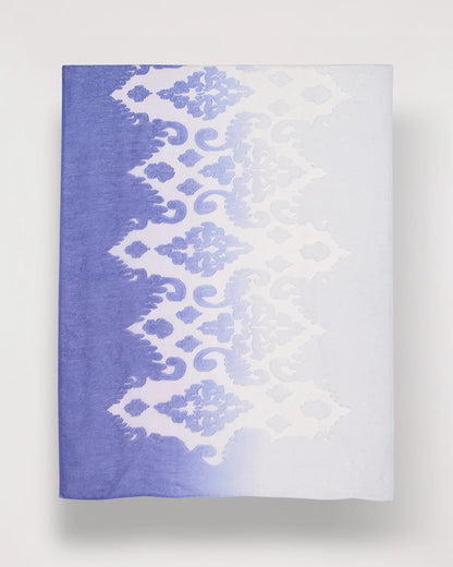 Chico's Ombre Burnout Oblong Scarf Blue