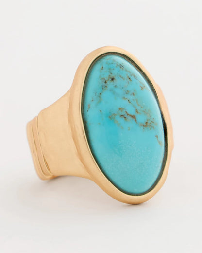 Chico's Turquoise Blue Stretch Ring Turquoise