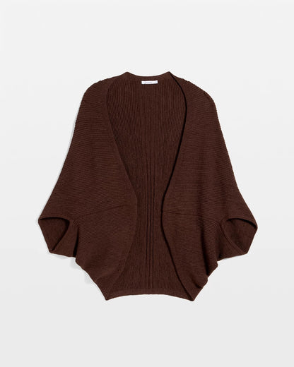 Chico's Knit Cocoon Deep Brown