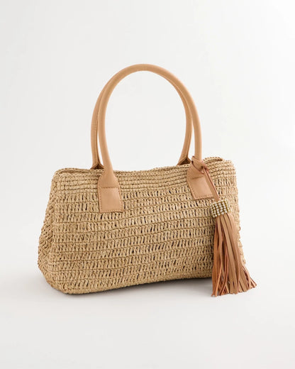 Chico's Chico's x Romi Tokyo Handbag Natural