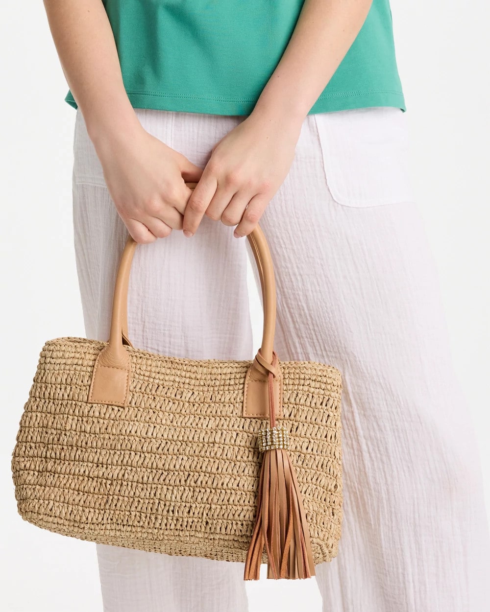 Chico's Chico's x Romi Tokyo Handbag Natural
