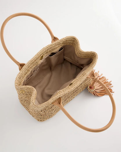 Chico's Chico's x Romi Tokyo Handbag Natural