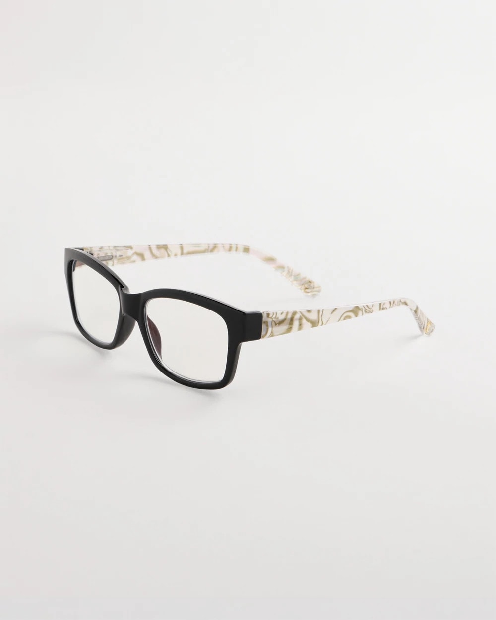 Chico's Black Square Shell Readers Black