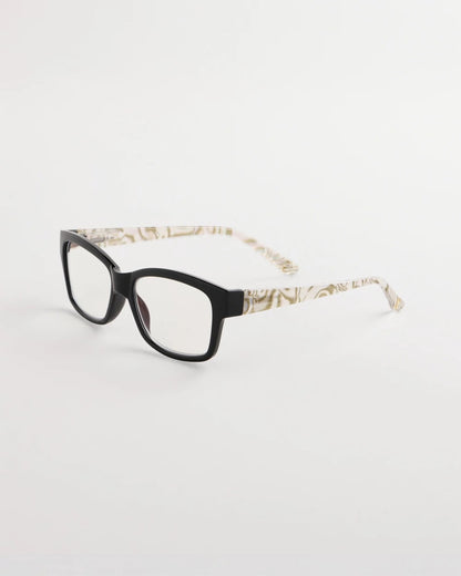 Chico's Black Square Shell Readers Black