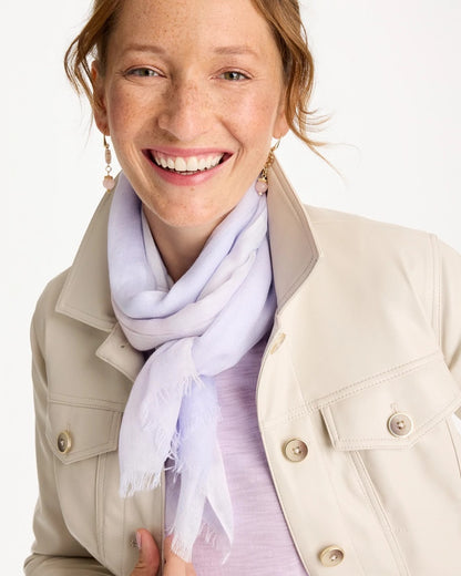 Chico's Cashmere Blend Oblong Scarf Lavender
