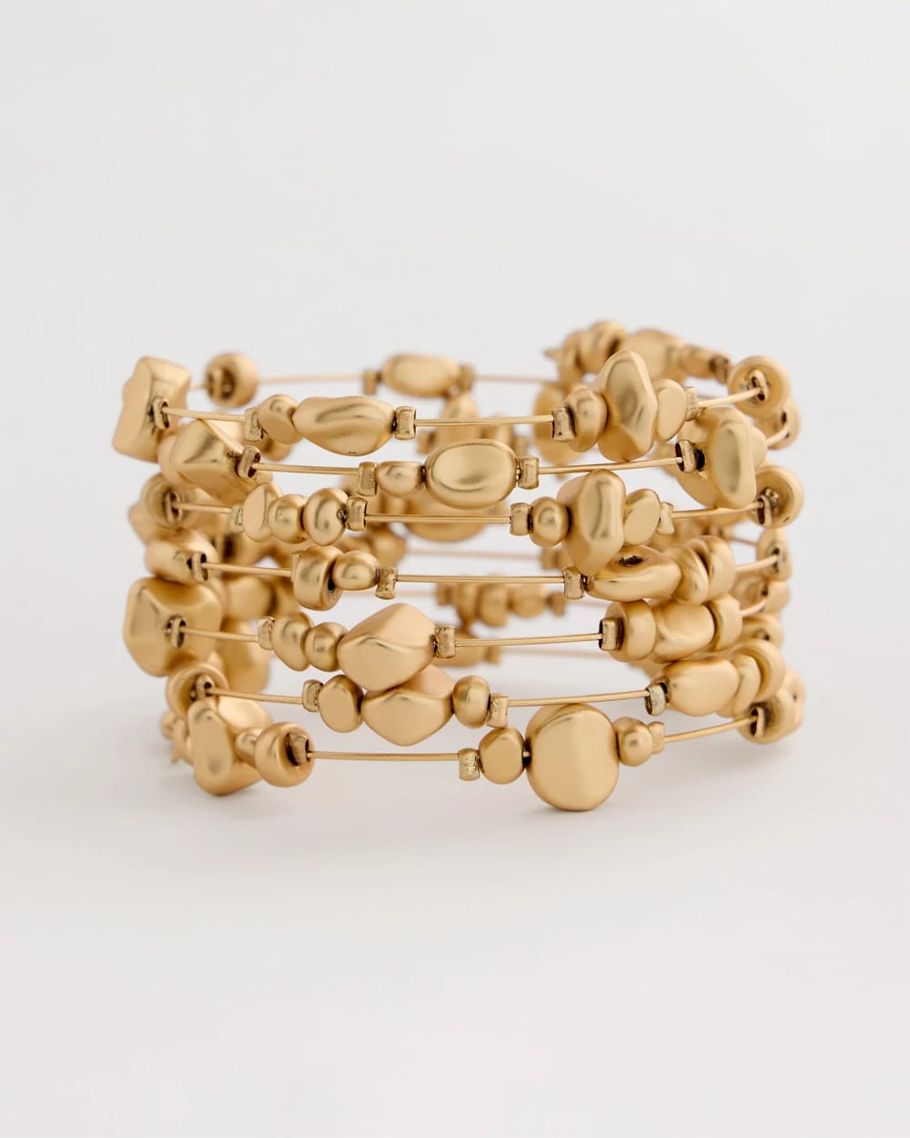 Chico's Goldtone Coil Bracelet Gold