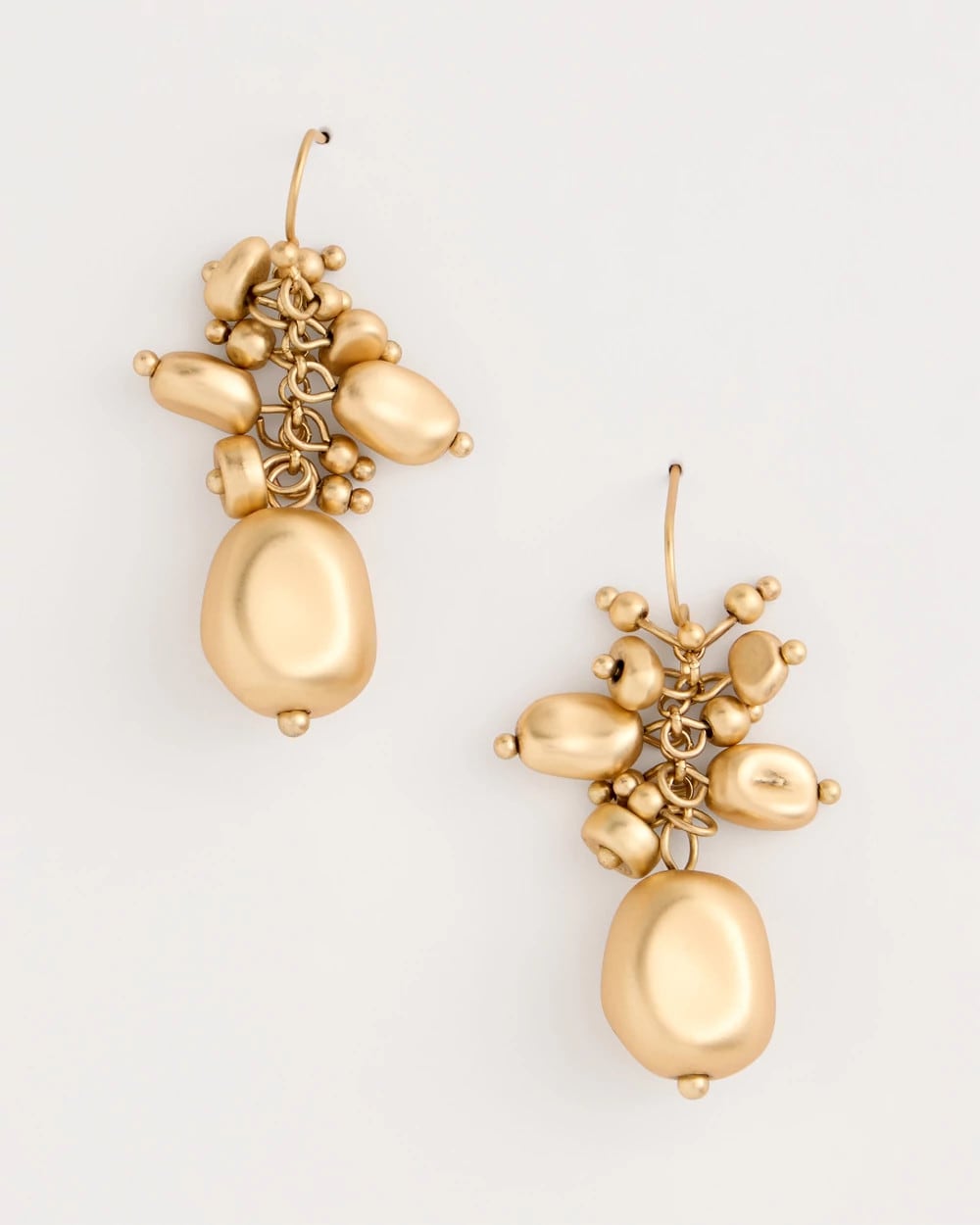 Chico's Goldtone Cluster Earrings Gold