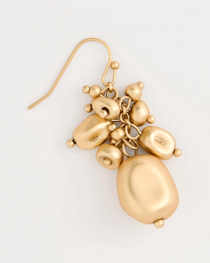 Chico's Goldtone Cluster Earrings Gold