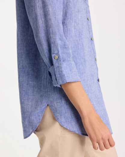 Chico's No Iron™ Linen Tunic Indigo