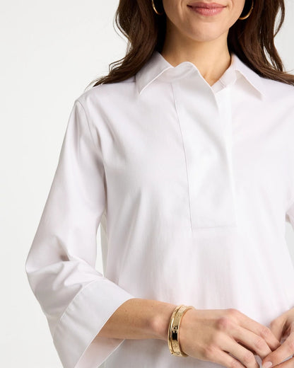 Chico's No Iron™ Stretch Popover Tunic Optic White