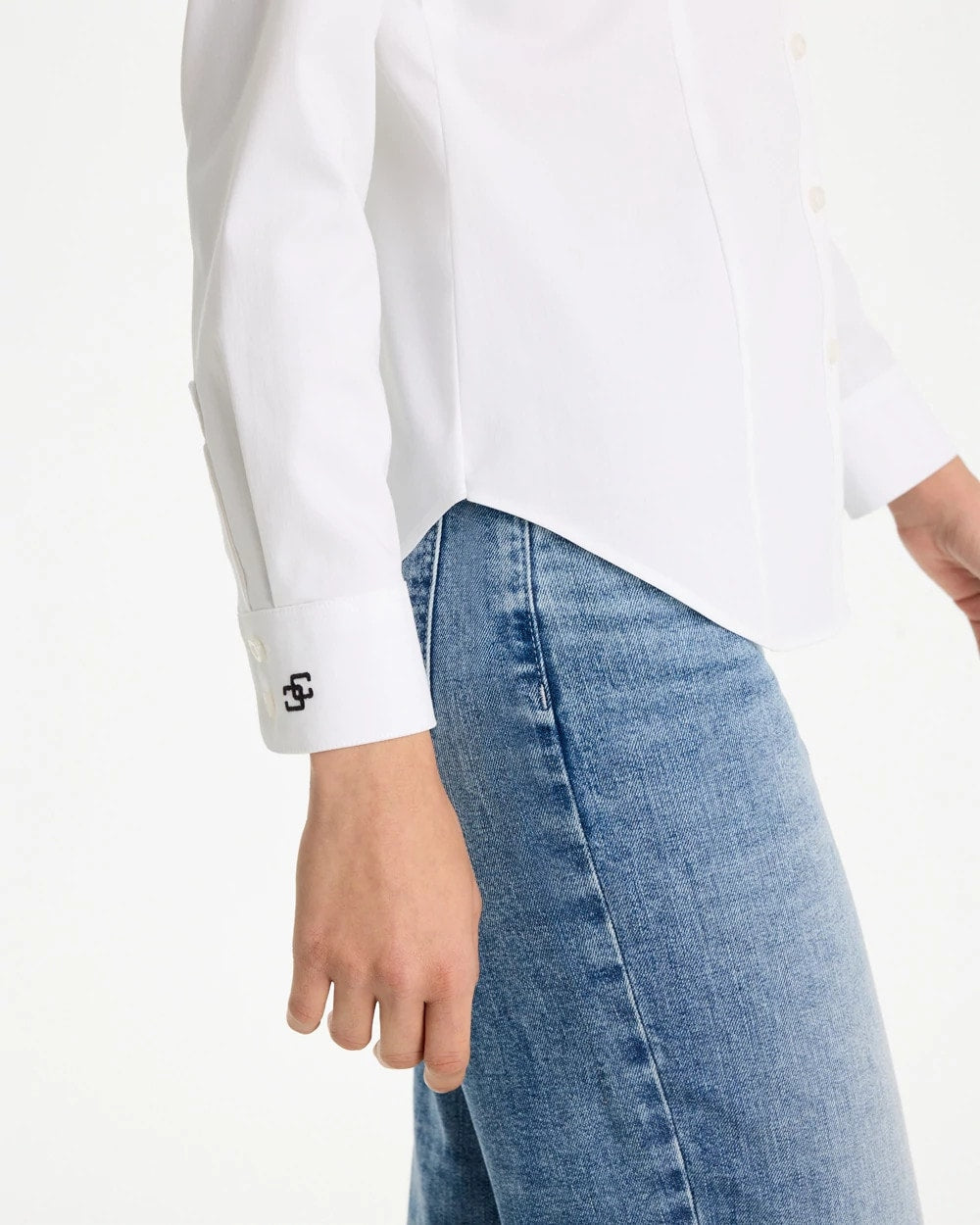 Chico's No-Iron™ Stretch Shirt Optic White