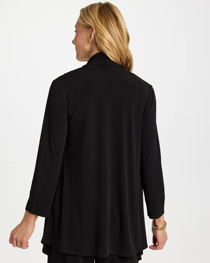 Chico's Travelers™ Knit Drape Cardigan Black