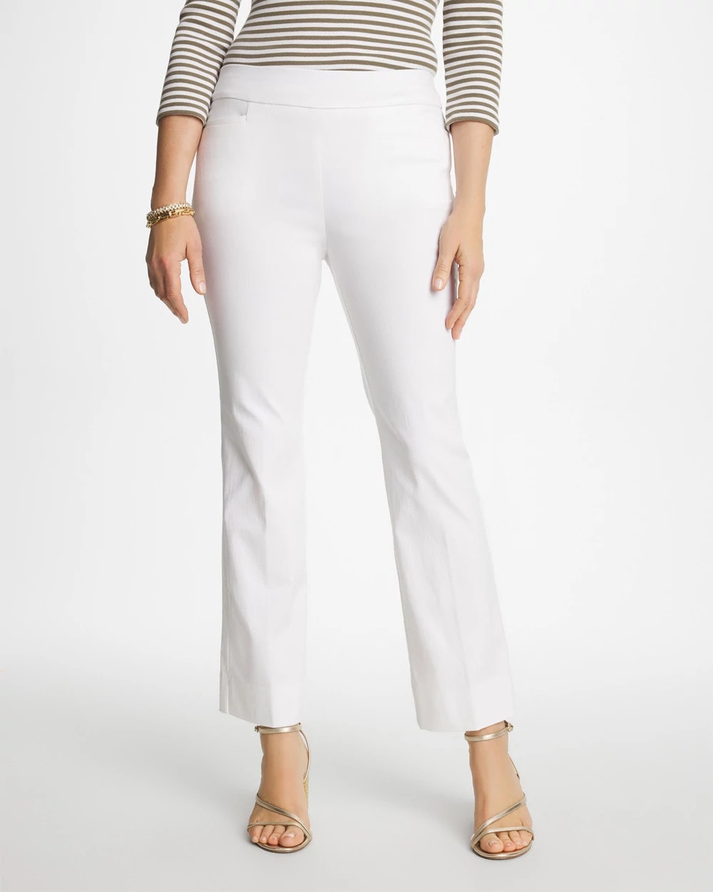 Chico's Brigitte™ Crop Flare Alabaster