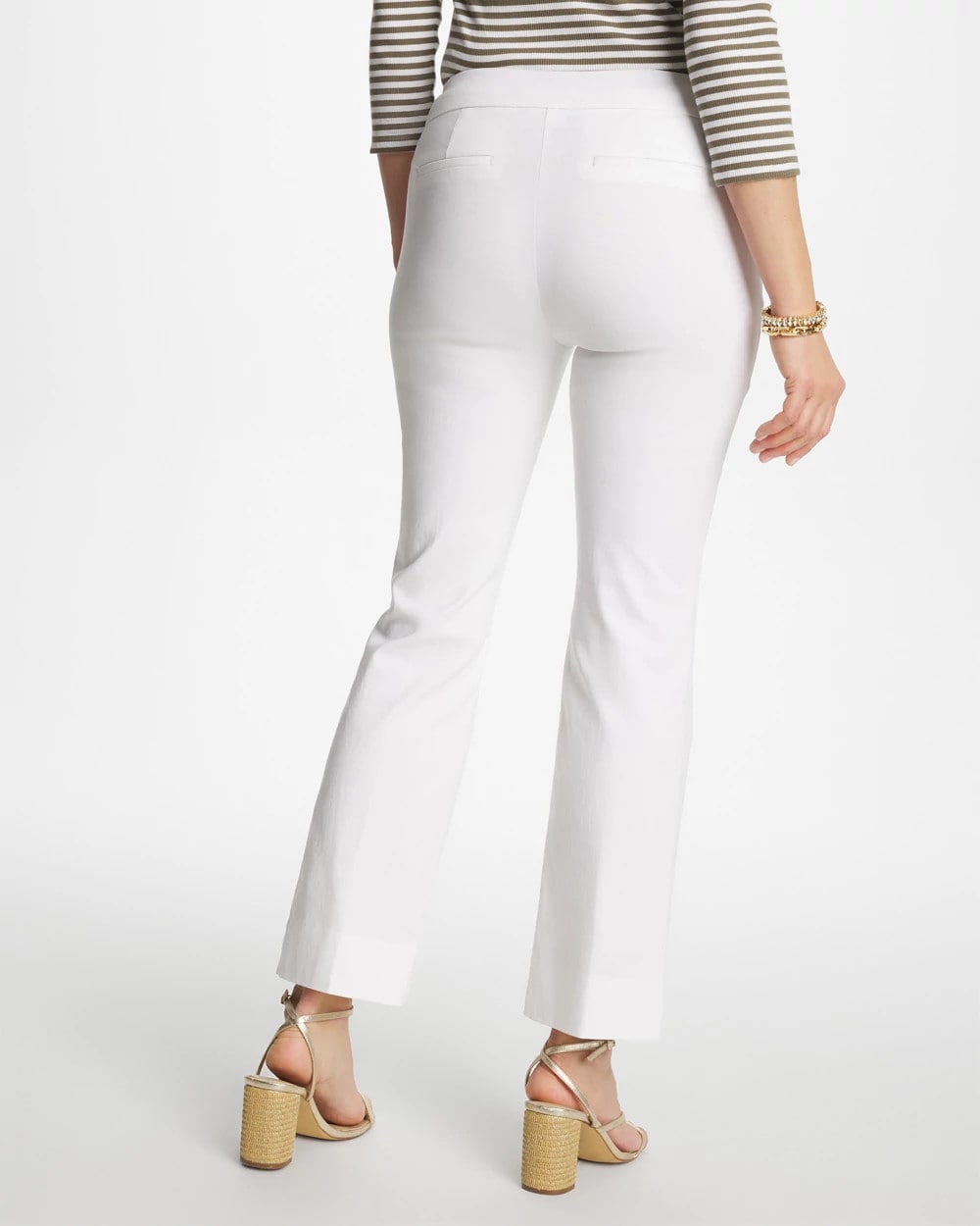 Chico's Brigitte™ Crop Flare Alabaster
