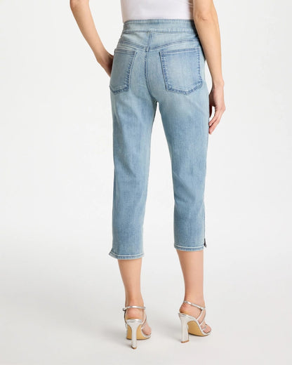 Chico's Pull-On Capri Jeans Printemps Indigo