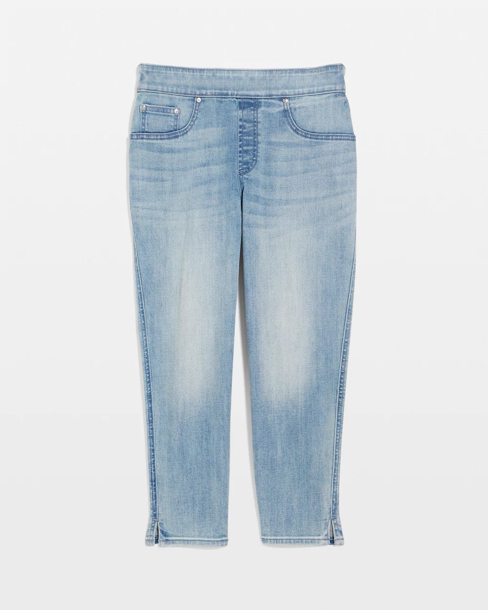 Chico's Pull-On Capri Jeans Printemps Indigo