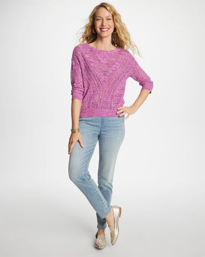 Chico's Pull-On Slim Ankle Jeggings Printemps Indigo