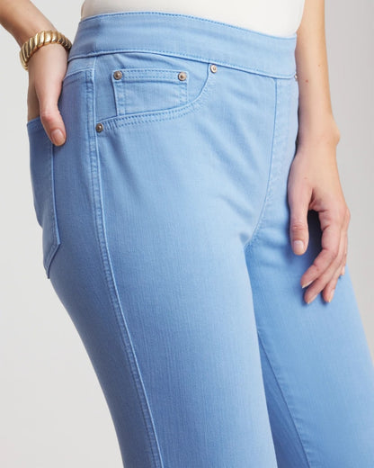 Chico's Modern Pull-On Ankle Jeggings Tidal Blue