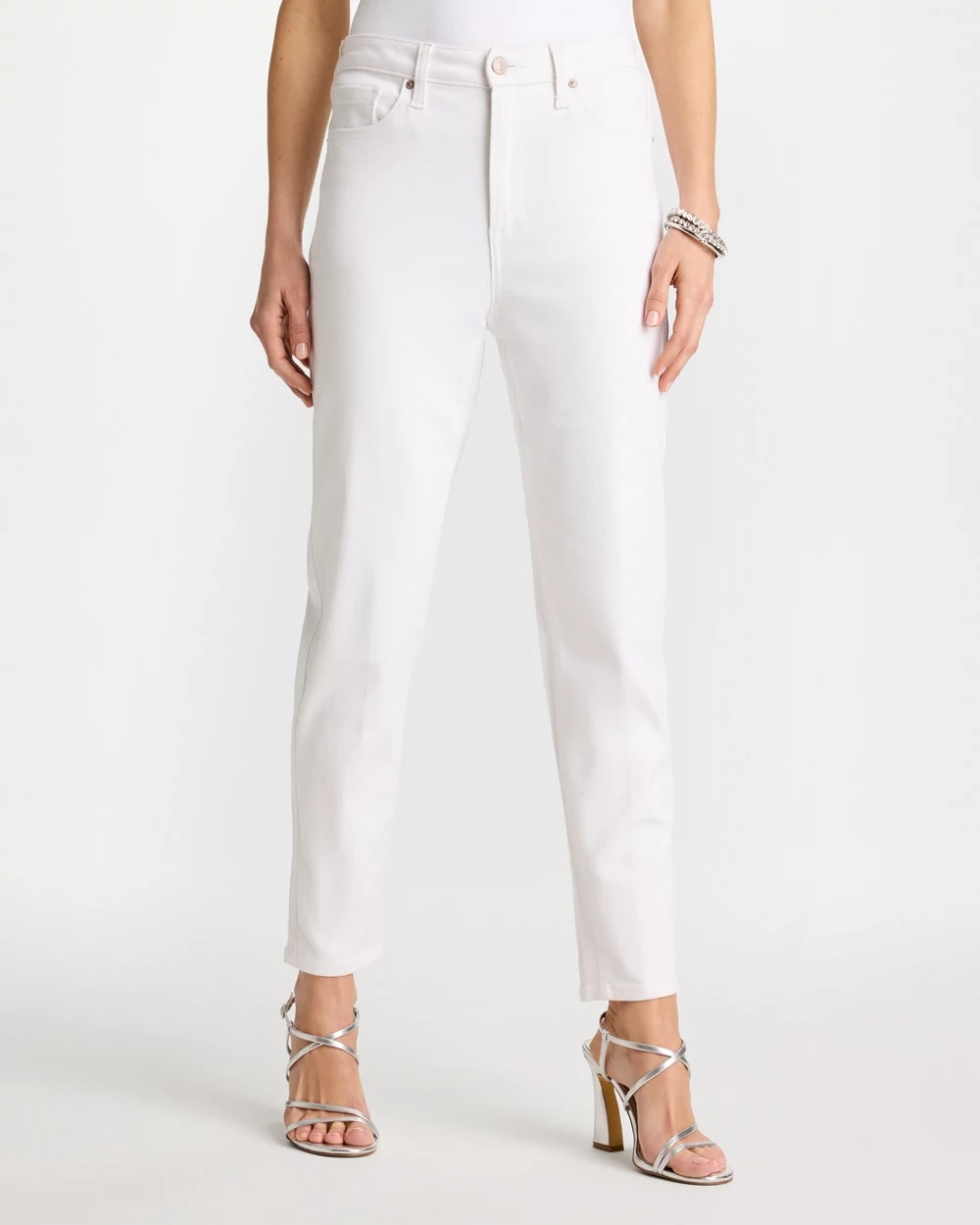Chico's Skinny Ankle Jeans Alabaster