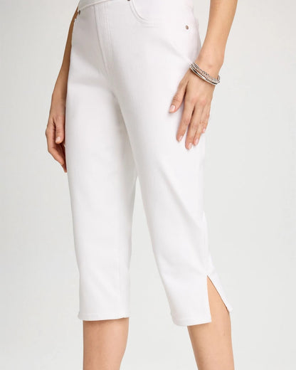 Chico's Pull-On Capri Jeans Alabaster