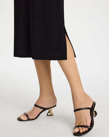 Chico's Travelers™ Midi Skirt Travelers Black