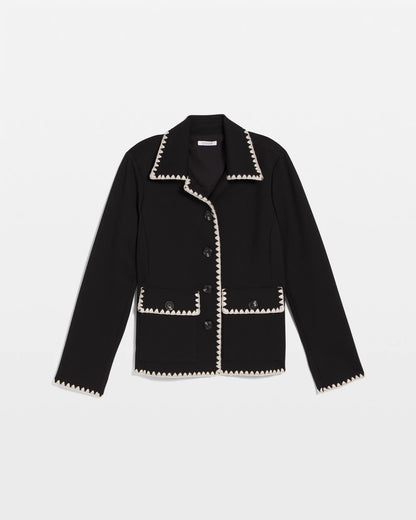 Chico's Knit Shacket Black