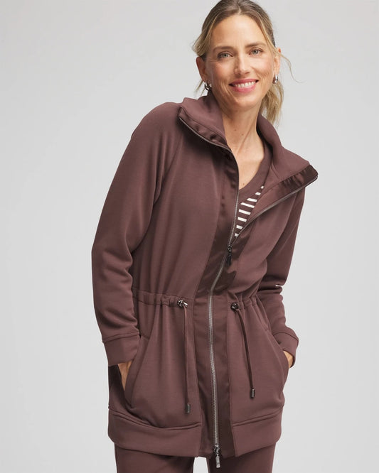 Chico's Zenergy® Cinch-Waist Jacket Espresso
