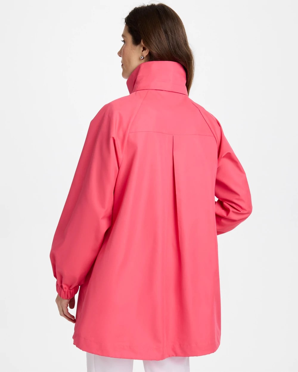 Chico's Zenergy® Twill Rain Jacket Blossom