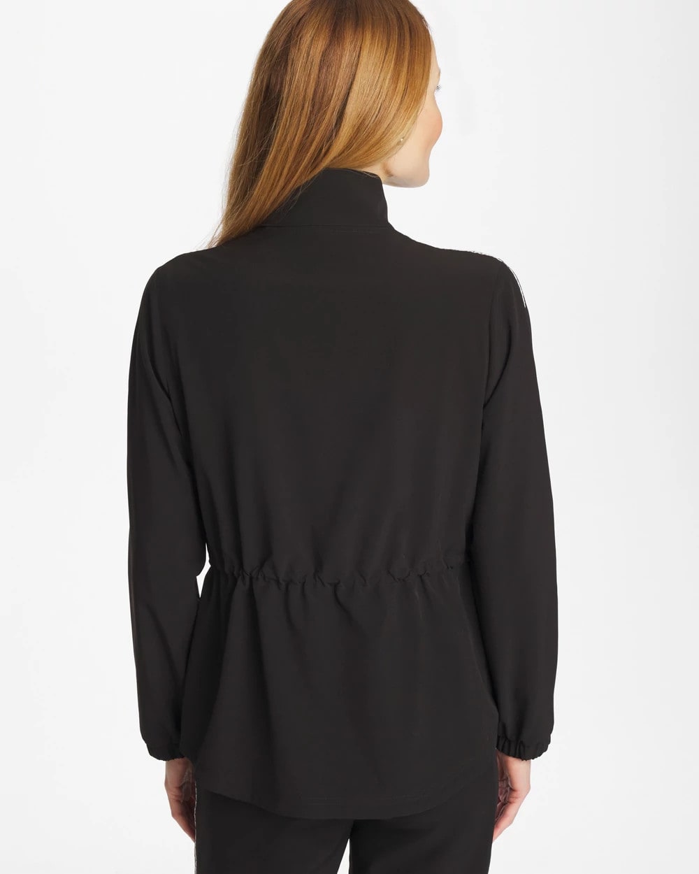 Chico's Zenergy® UPF Lattice-Trim Jacket Black