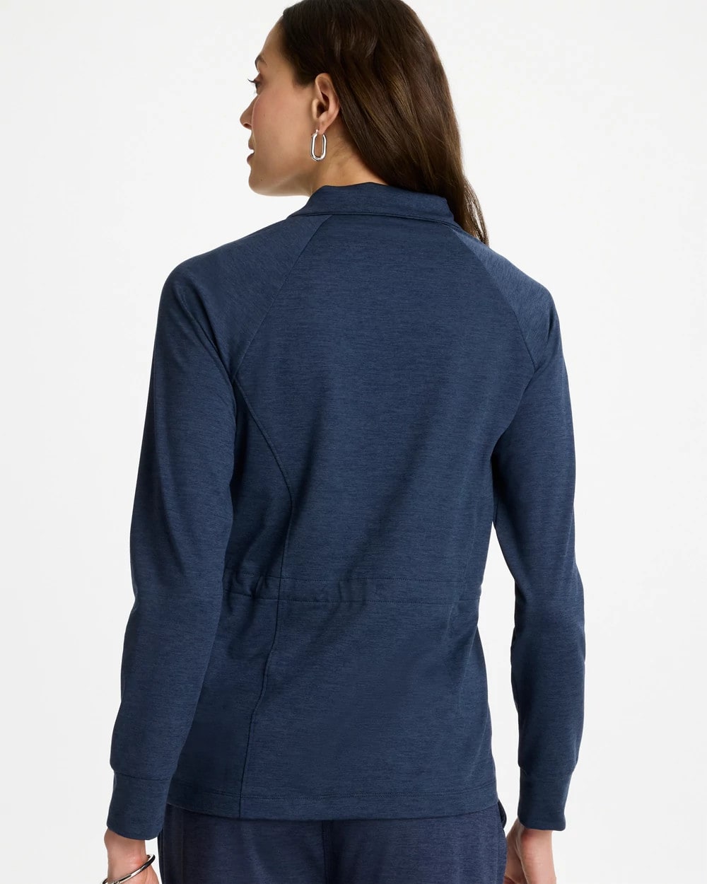 Chico's Zenergy® Cloud Mockneck Jacket Passport Blue