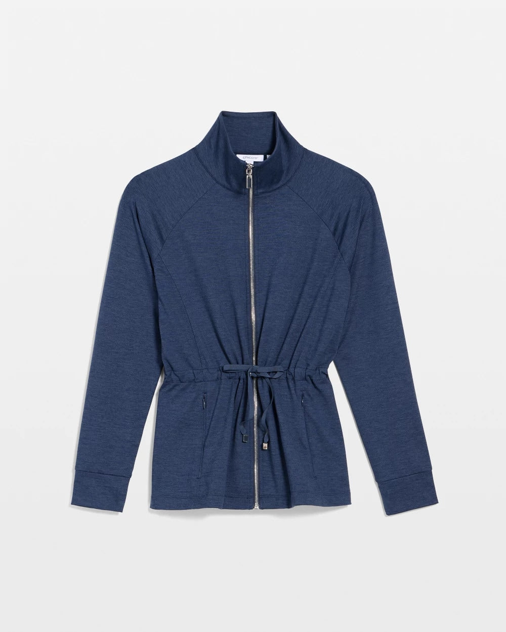 Chico's Zenergy® Cloud Mockneck Jacket Passport Blue