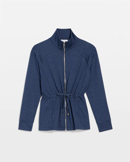 Chico's Zenergy® Cloud Mockneck Jacket Passport Blue