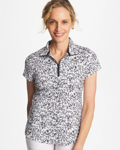 Chico's Zenergy® UPF Palma Half Zip Black