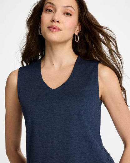 Chico's Zenergy® Cloud V-Neck Tank Passport Blue
