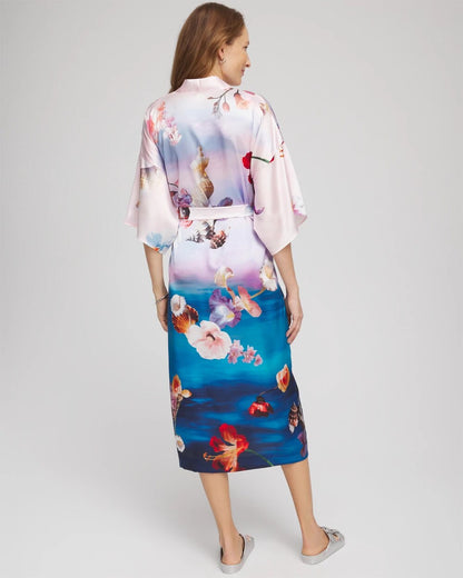 Chico's Gottex Under The Sea Kimono Multi Print