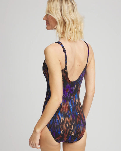 Chico's Miraclesuit® Tapiz Siren One Piece Swimsuit Black/Multi