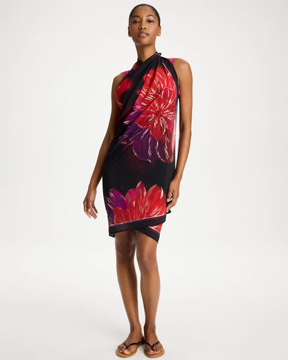 Chico's Miraclesuit® Petali Rosa Siren One Piece Black/Multi