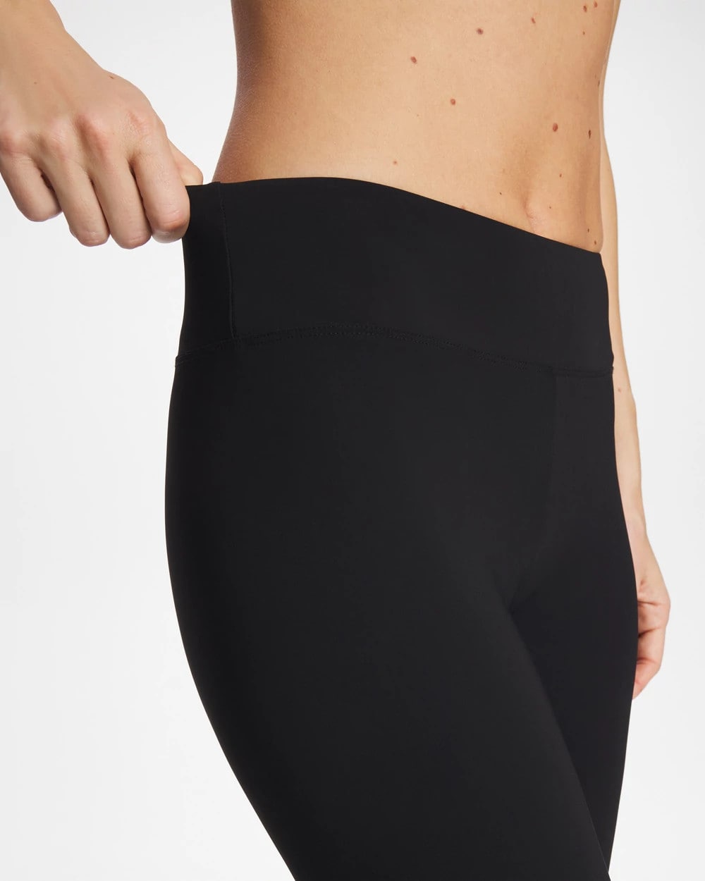 Chico's Gottex Basic Solid High Waist Shorts Black