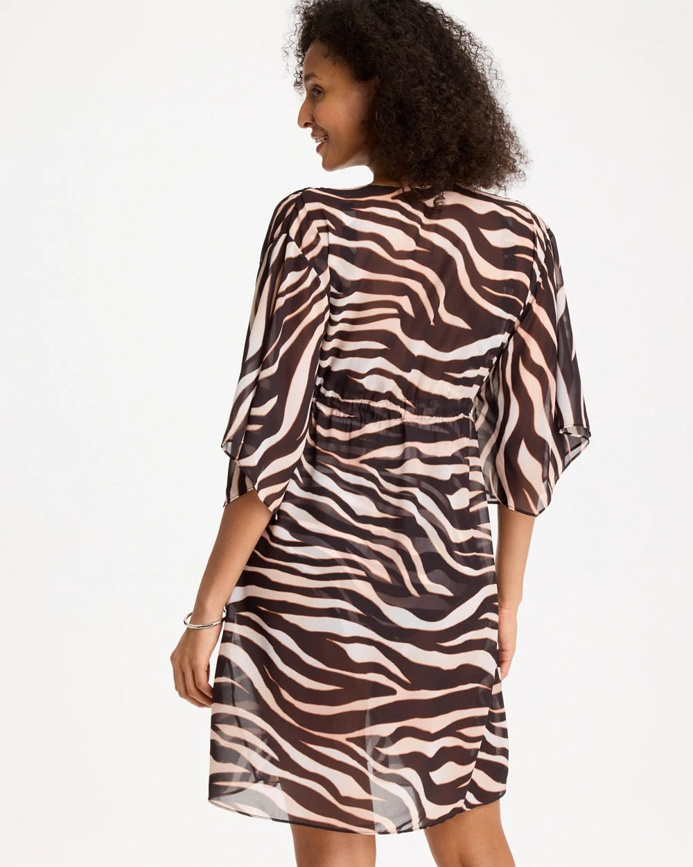 Chico's Gottex Nambiti V-Neck Cover-Up Safari