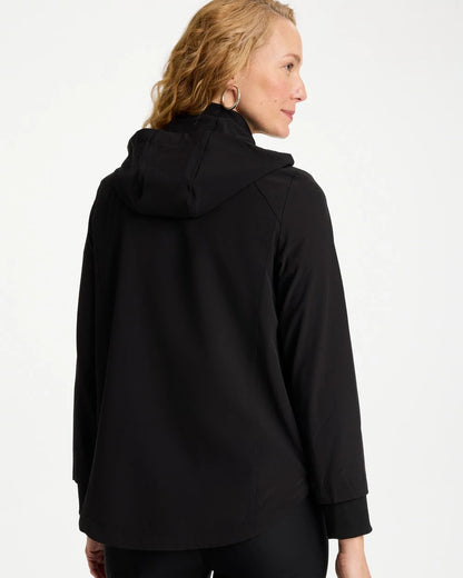 Chico's Zenergy® UPF Rib Mix Jacket Black