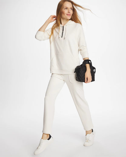 Chico's Zenergy® Soft Waffle Tapered Ankle Pants Cream