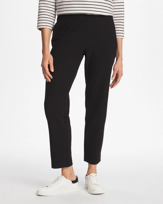 Chico's Zenergy® Ottoman Knit Ankle Pants Black