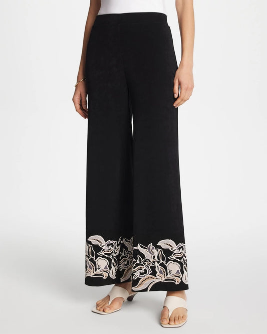Chico's Travelers™ Border Pants Travelers Black